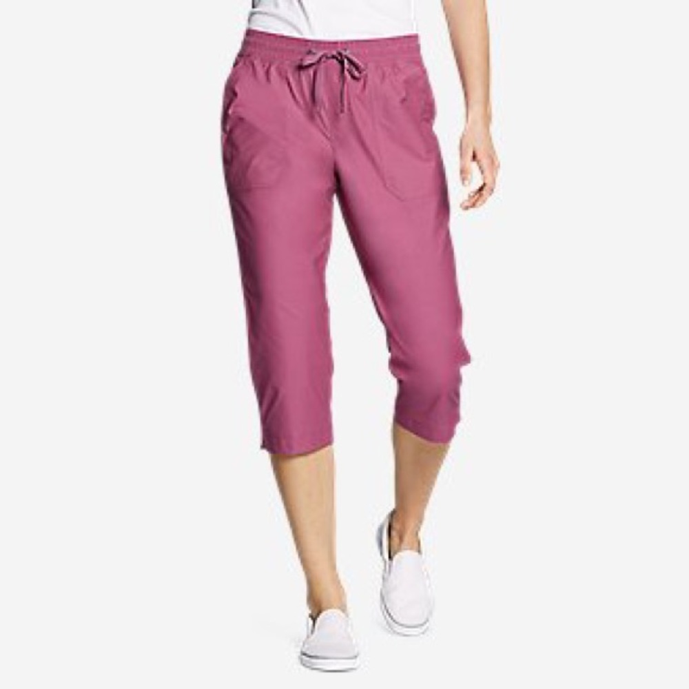Closet clean-out, Eddie Bauer Capri pants, size 8